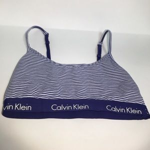 CALVIN KLEIN!!! Striped bra!